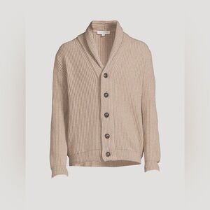 JACK VICTOR
Stayner Cashmere And Wool Shawl Cardigan